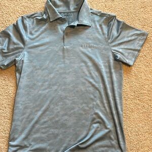 No Bull Men’s Golf Pilo Light Blue Subtle Camo Medium